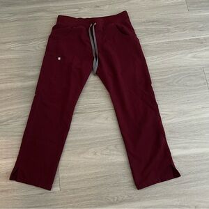 Figs Burgundy Women's Pants